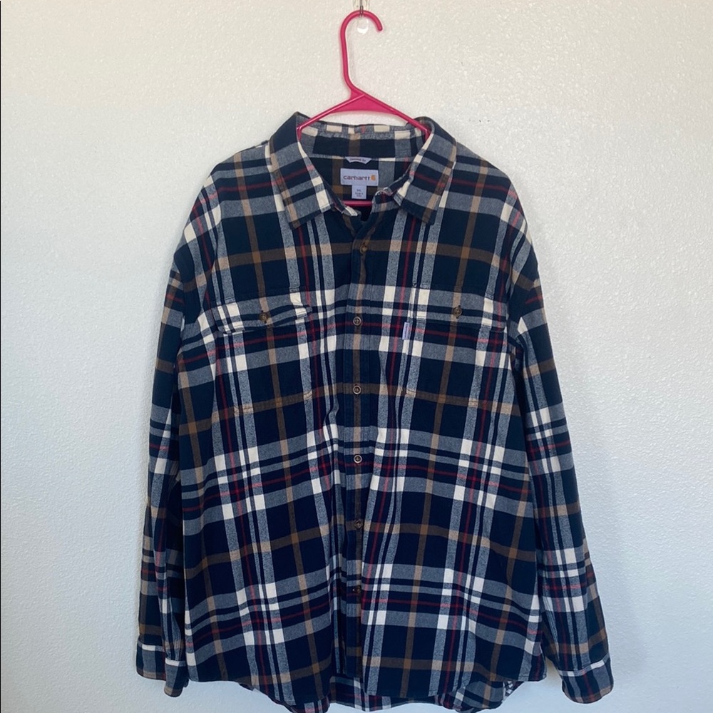 Carhartt Men’s Plaid Flannel Shirt
